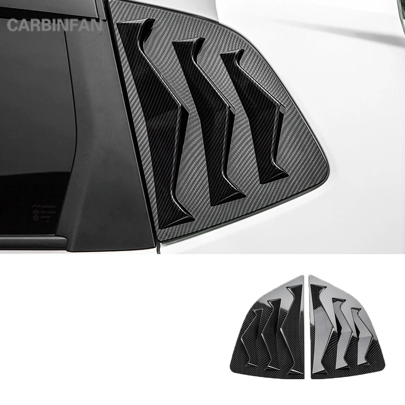 Задний спойлер из АБС-углеродного волокна боковая крышка отделка автомобильная