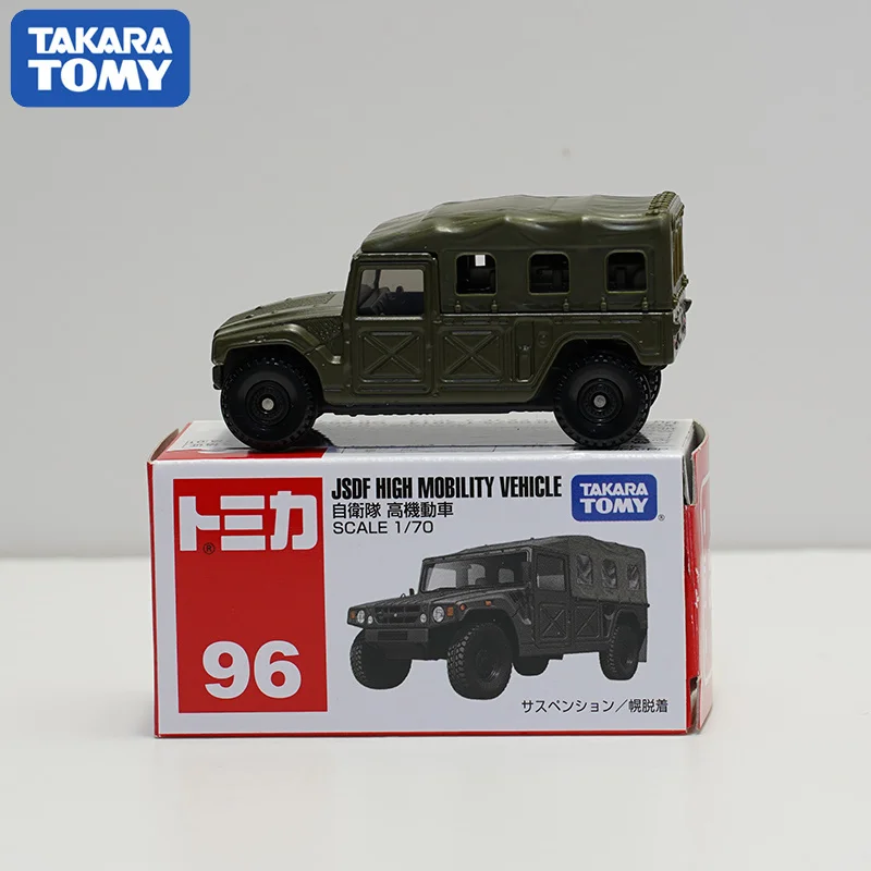 

Takara Tomy Tomica Jsdf High Mobility Military Off Road Vehicle Alloy Diorama Car Model Collection Miniature Carros NO96 Toys