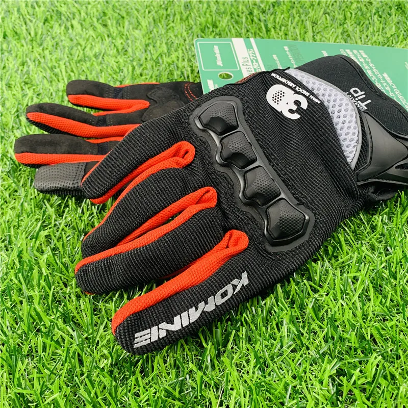 

New Summer Breathable Touch Screen KOMINE GK162 3D Mesh TECHNOLOGY Motorcycle Rding Glove Motorbike Moto Racing Gloves M-XXL