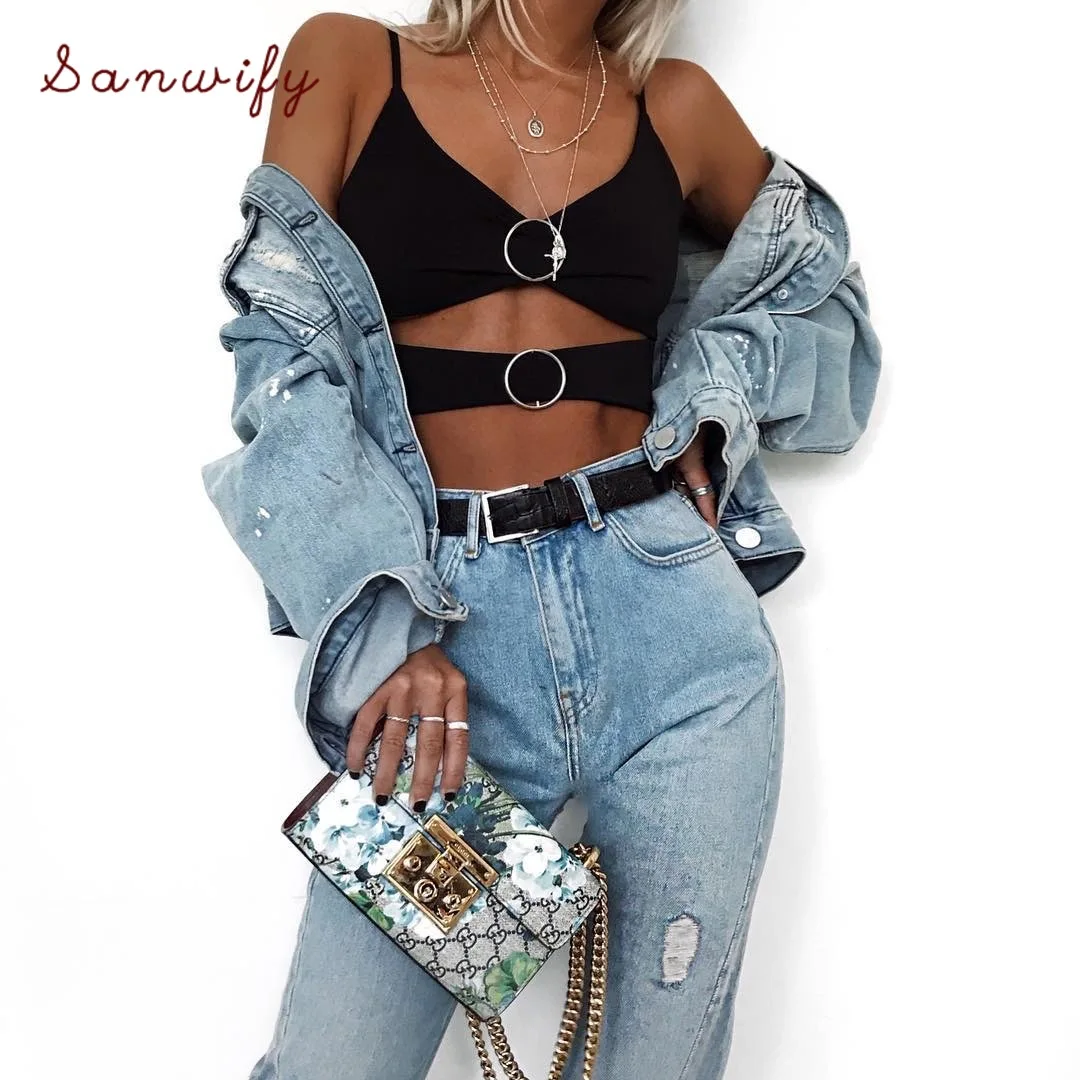 2020 сексуальный купальник Модный бикини женский черный | Женская одежда