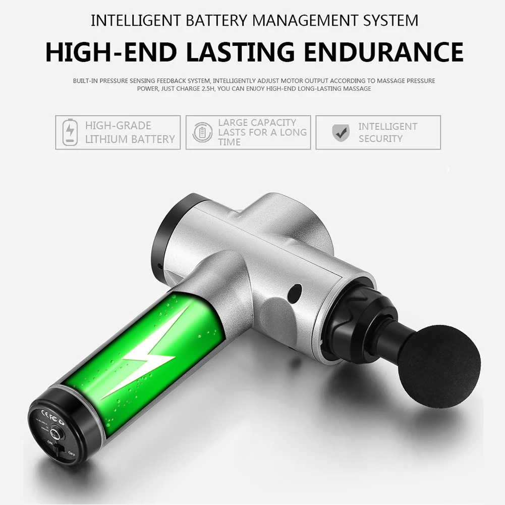 ЕС ручной перкуссионный массажер глубокий тканевый высокой интенсивности