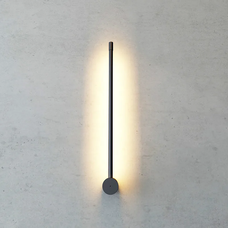 Металлическая настенная Светодиодная лампа в скандинавском стиле минимальный