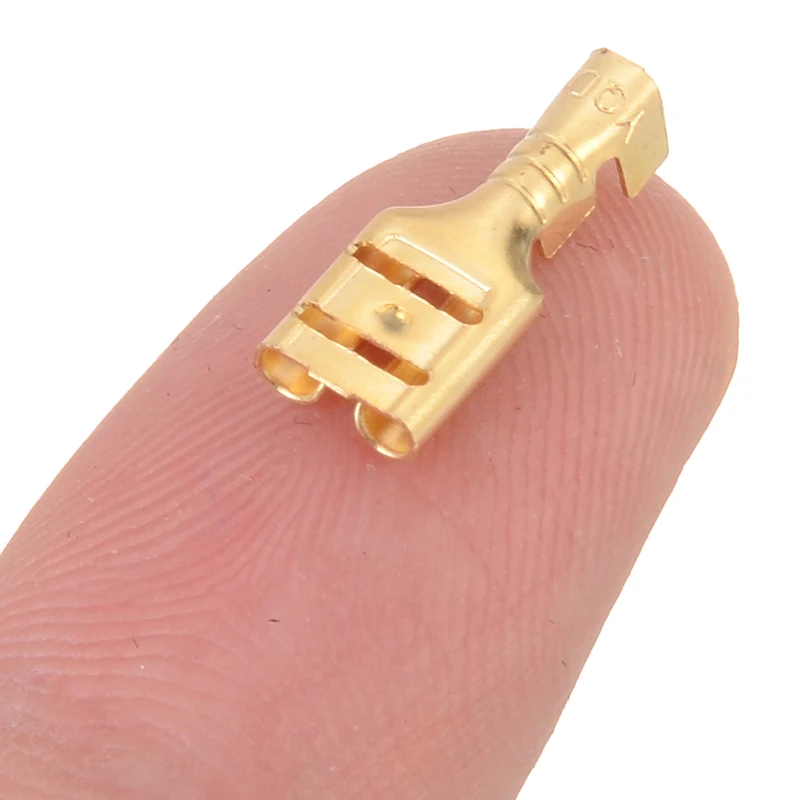 Латунные обжимные клеммы 100 мм 4 8 шт. гнездовые разъемы коннектор для