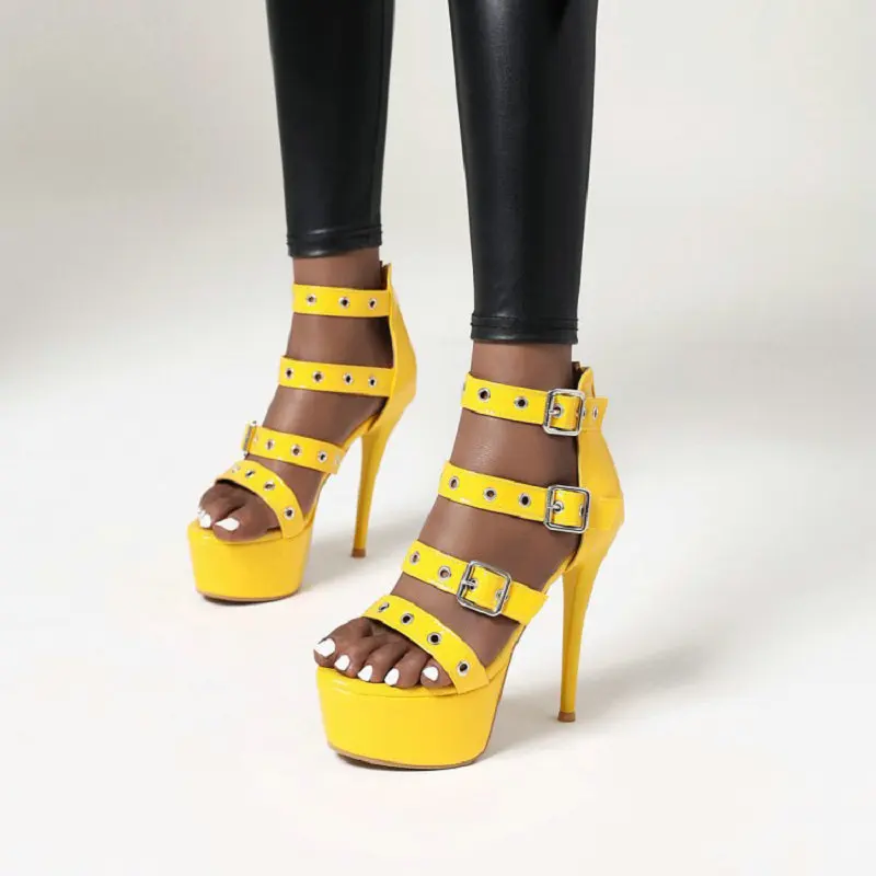 ZawsThia/2020 Летняя женская обувь Цвет желтый серебристый зеленый Пикантные женские