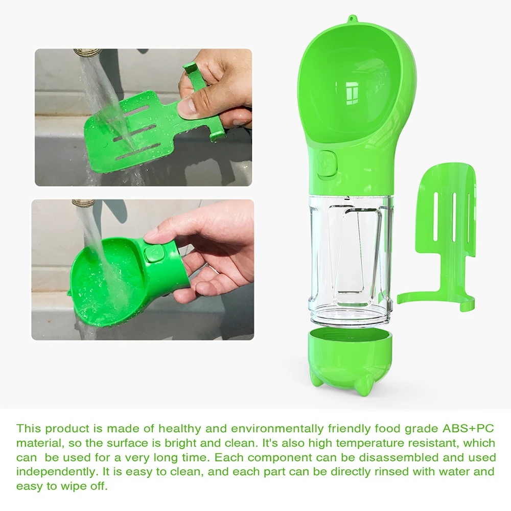 Портативная бутылка для воды домашних животных питьевая миска маленьких и