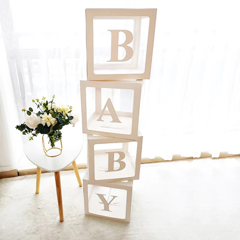 Воздушный шар прозрачная упаковка A-Z для первого дня рождения вечеринки | Дом и