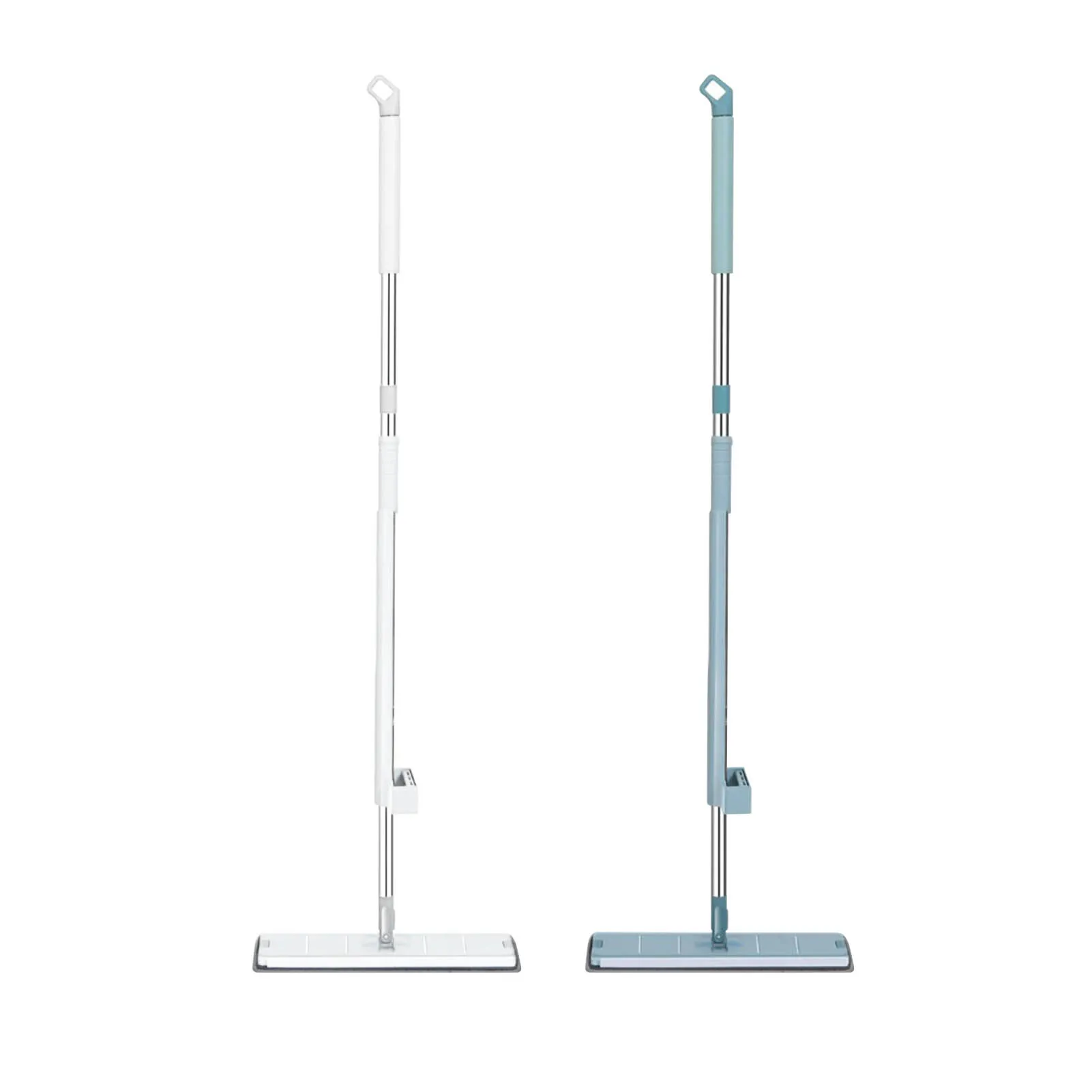 

Flat Mop Free Hand Washing Stainless Steel Handle Home House Office Cleaning Tool Microfiber Pad Kitchen Floor Clean