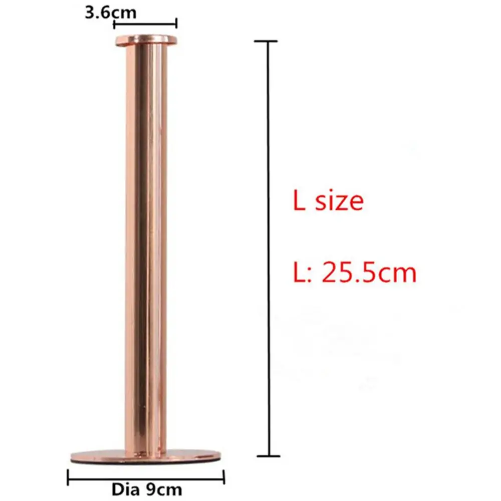 Rose Gold L Скандинавское покрытие серебро розовое золото Железный Подсвечник для дома гостиной столовой настольные поделки украшения - Цвет: Rose Gold L