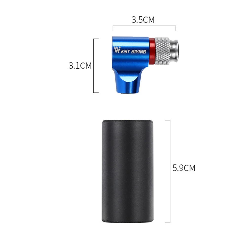 

Portable Mini MTB Bike Air Pump Aluminum Alloy French/American Mouth Inflatable Bicycle Tire Inflator for Bicycle Tyre