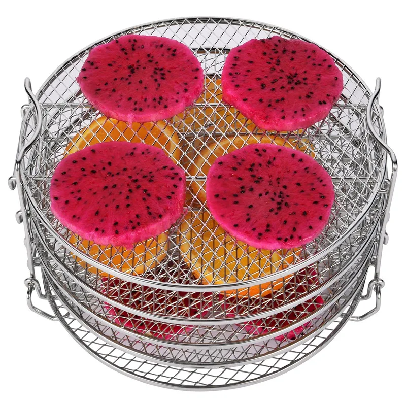 Dehydrator Rack For Ninja Foodi 6.5 &amp 8 Qt Pot Duo Crisp Qt. Stainless Steel 5 Stackable Layers | Дом и сад