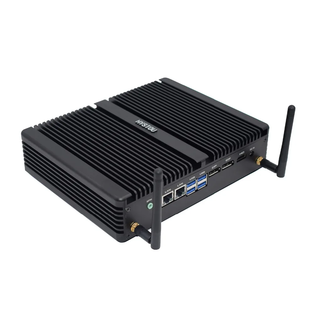 Intel Core i5 8250U minipc i5 7200U Kaby Lake Безвентиляторный Компьютер i3 7100U Windows 10 Настольный ПК Barebone i7 8550U