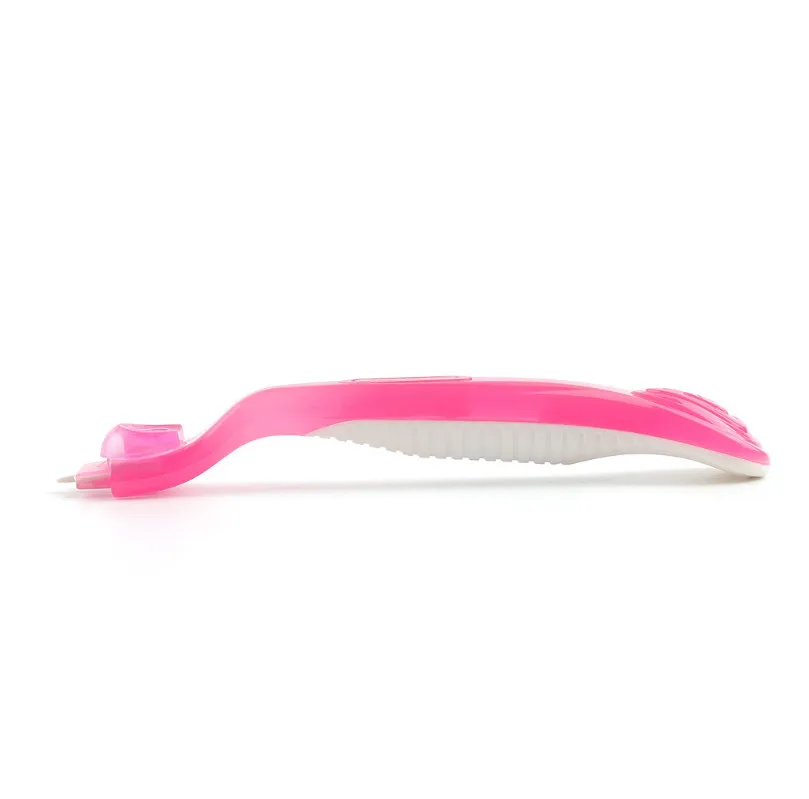 Pink 5 шт./лот Красота женский безопасности лезвие бритвы для бритья для Для женщин 3 Слои лезвия бритвы Razor Blades, Сменная головка - Цвет: Pink