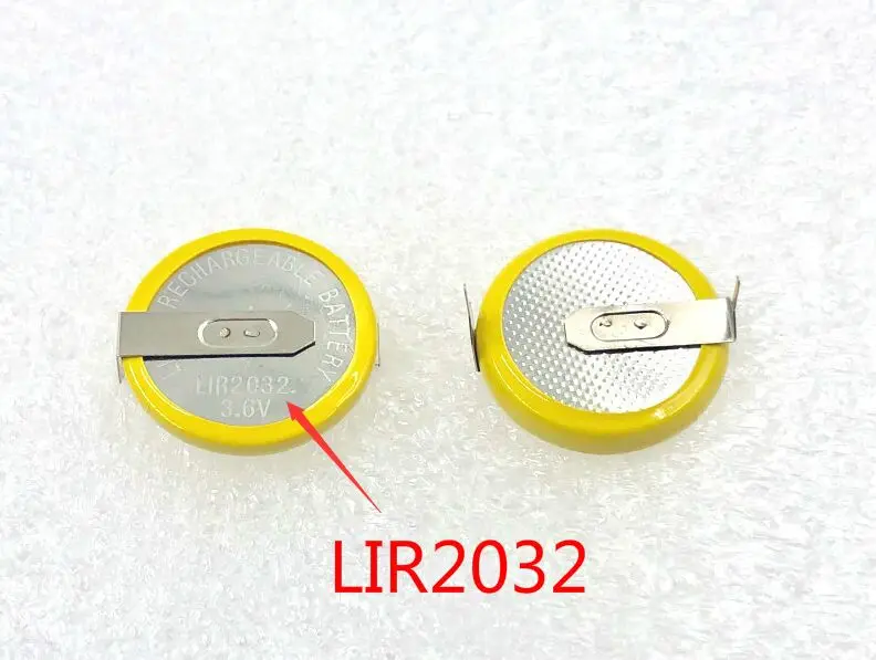 Новые оригинальные 2шт LIR2032 2032 3,6 в литиевые абсолютно новые аккумуляторные батареи