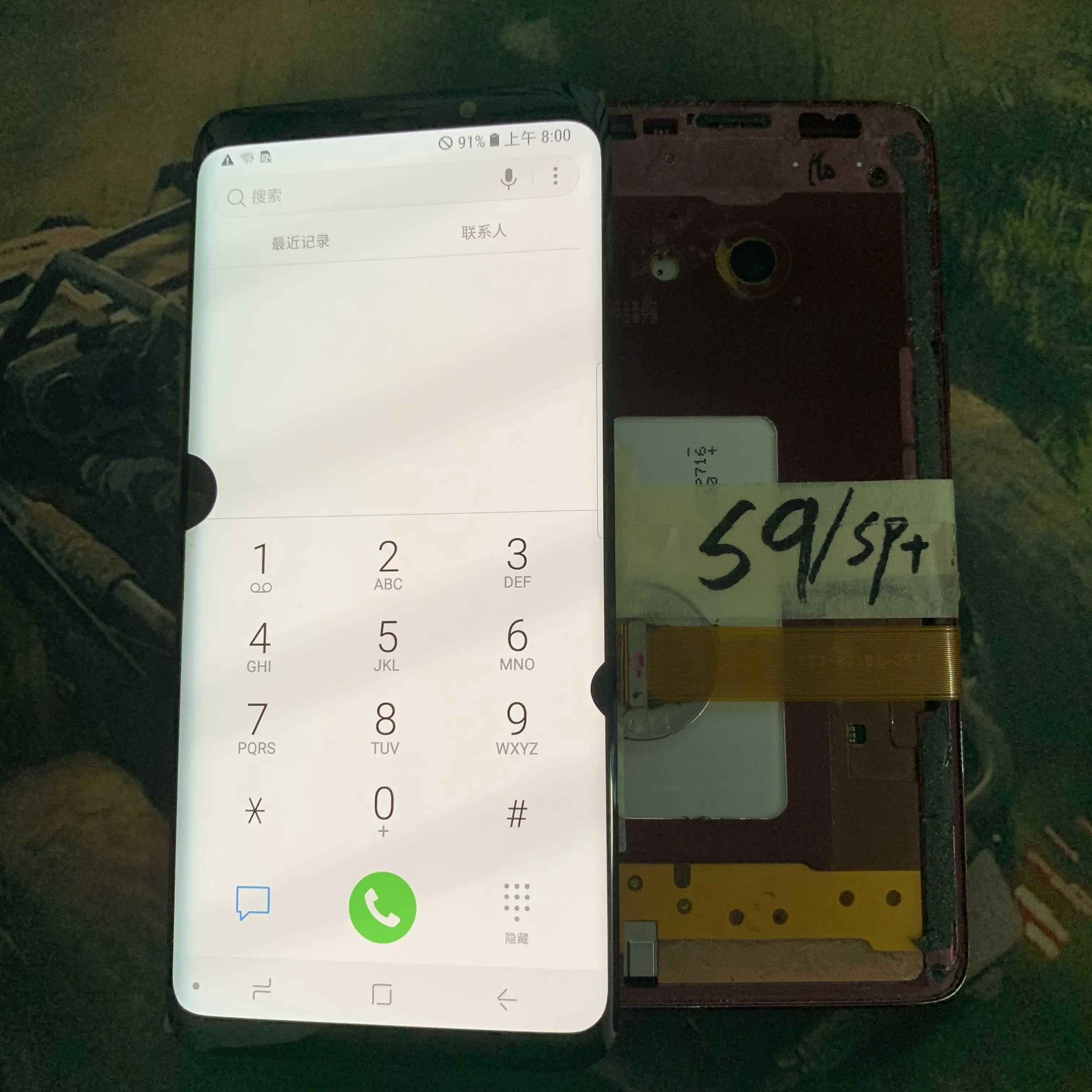 Pantalla LCD para tel&eacute;fono m&oacute;vil Samsung, digitalizador de pantalla t&aacute;ctil, con Pantalla AMOLED para Samsung Galaxy S9, G960, S9 +, G965F, G965W-1