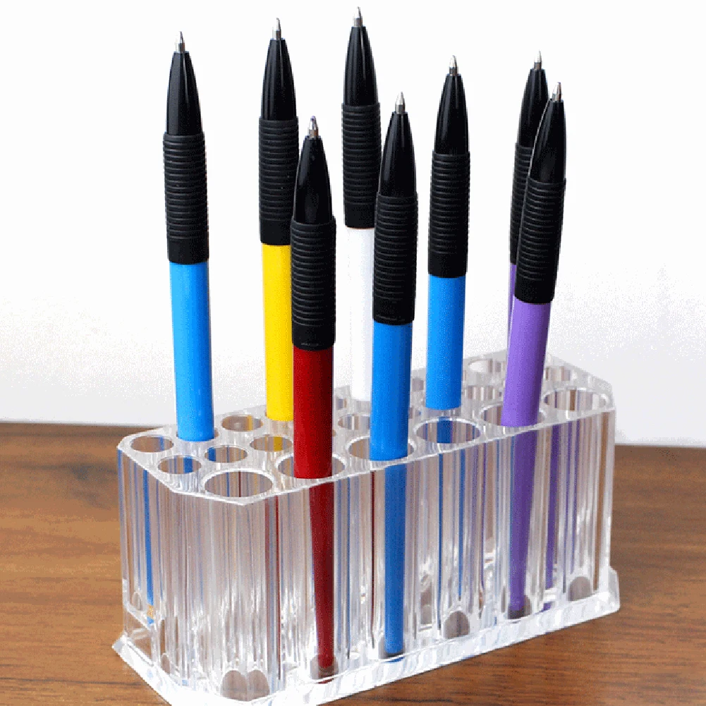 Прозрачная акриловая подводка для глаз Подводка губ Карандаш держатель 26 слотов