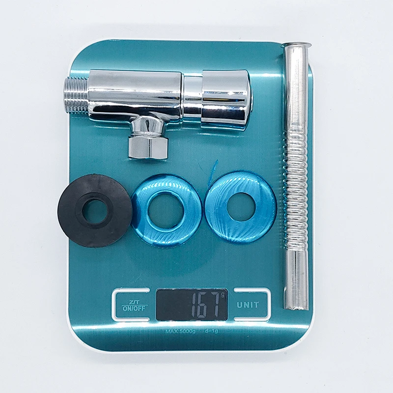 Кнопочный клапан Chromeplate для туалета и ванной комнаты ручная задержка