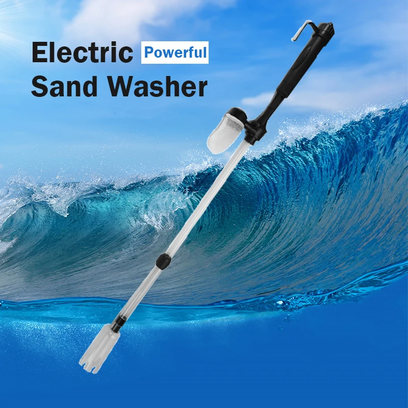 Аквариумный автоматический Электрический Очиститель для песка и гравия фильтр