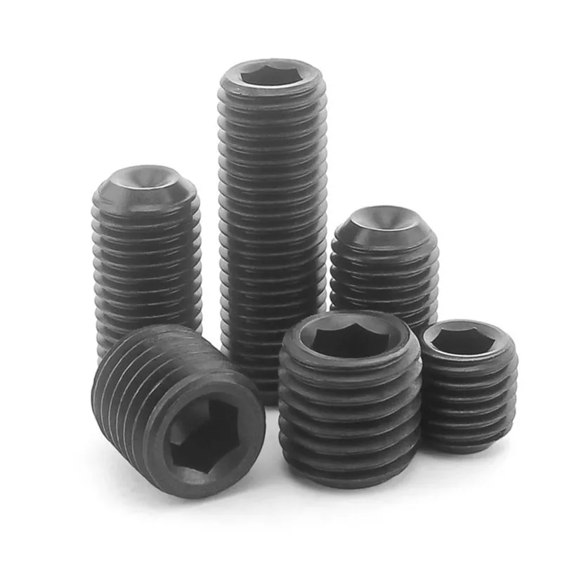 

304 stainless steel Hex Hexagon Socket Allen Cup Point Grub Screw Set Bolt M3 M4 M5 Black