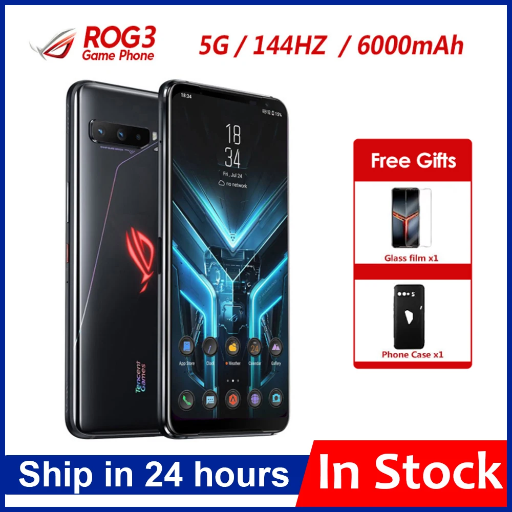Новый Asus ROG 3 5G 6 59 12 &quot/16GB Оперативная память 128/256G/512GB Встроенная игровой телефон