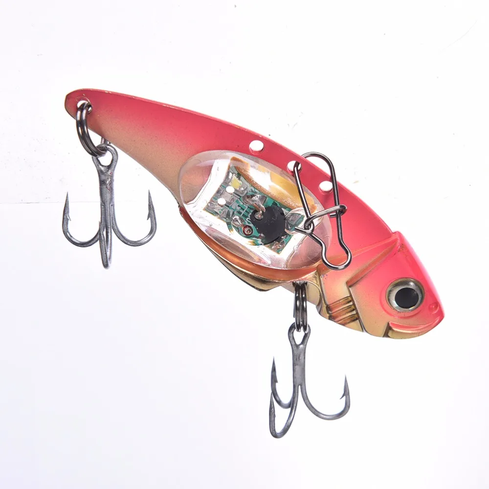 Saltwater Deepwater Fishing LED Fish Lure Vibration Bait Light Outdoor Flashing Lamp Tackle Hooks 1PC | Спорт и развлечения