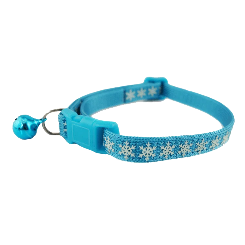 Colorful Necklace Cat Collar Adjustable Beautiful Reflective with Bell Elastic Para Gato Pet YY50CC | Дом и сад