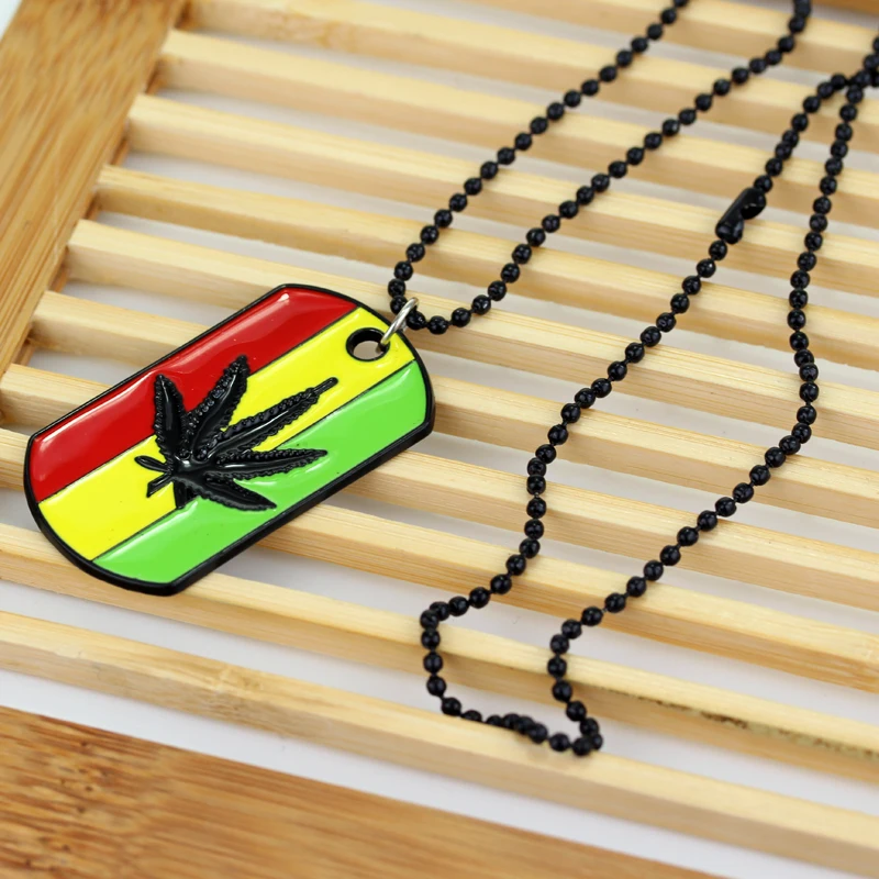 Ожерелье с подвеской в виде листьев растений металлическая цепочка кулоном