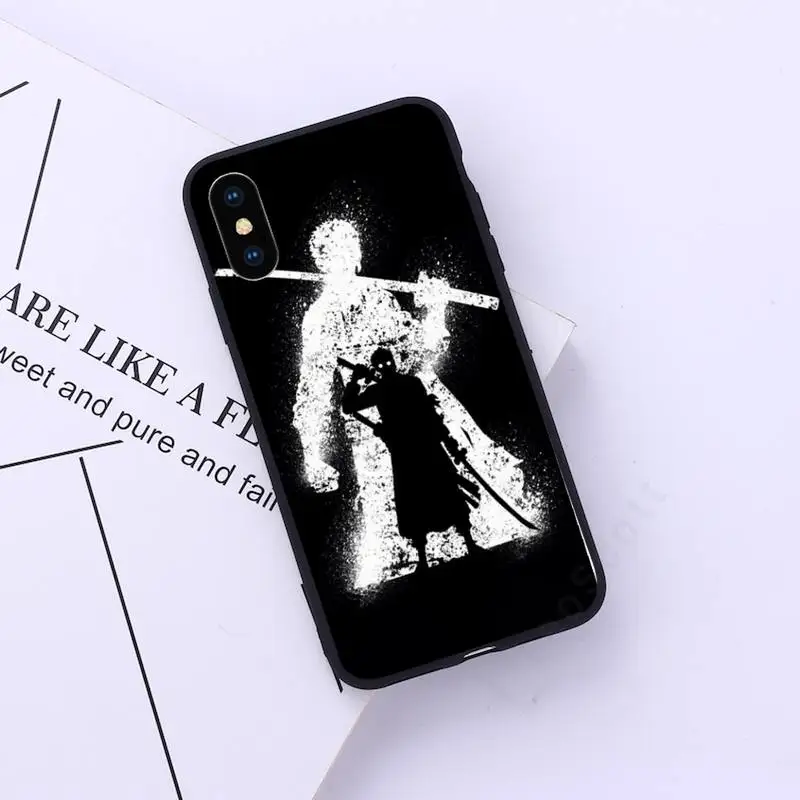 

One Piece Roronoa Zoro Phone Case for iPhone 11 12 pro XS MAX 8 7 6 6S Plus X 5S SE 2020 XR