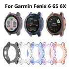 Защитный чехол для Garmin Fenix 6, 6S, 6X, защитный чехол умных часов, мягкий кристально чистый чехол из ТПУ для 6 Pro, 6S Pro, 6X Pro