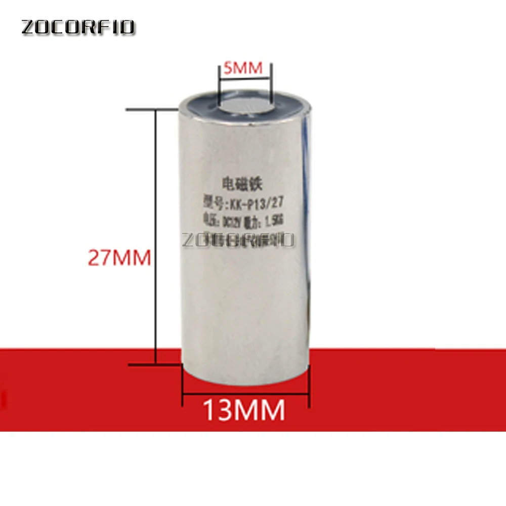 Электромагнит P13/27, 1,0 кг/10 Н, 12 В, маленький электромагнит, катушка 24 В, электромагнит 6 в