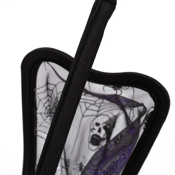 Мужские сетчатые стринги в форме сердца с черепом пауком Невидимые нижнее белье