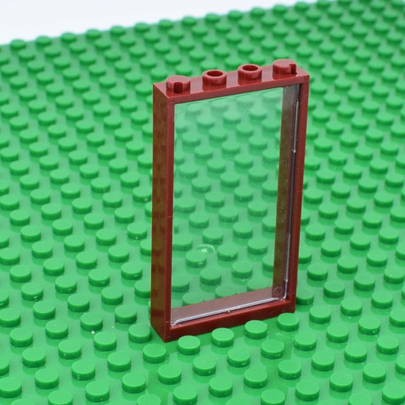 Конструктор STZHOU оконная дверь рама 1x4x6 строительные блоки MOC детали со стеклом