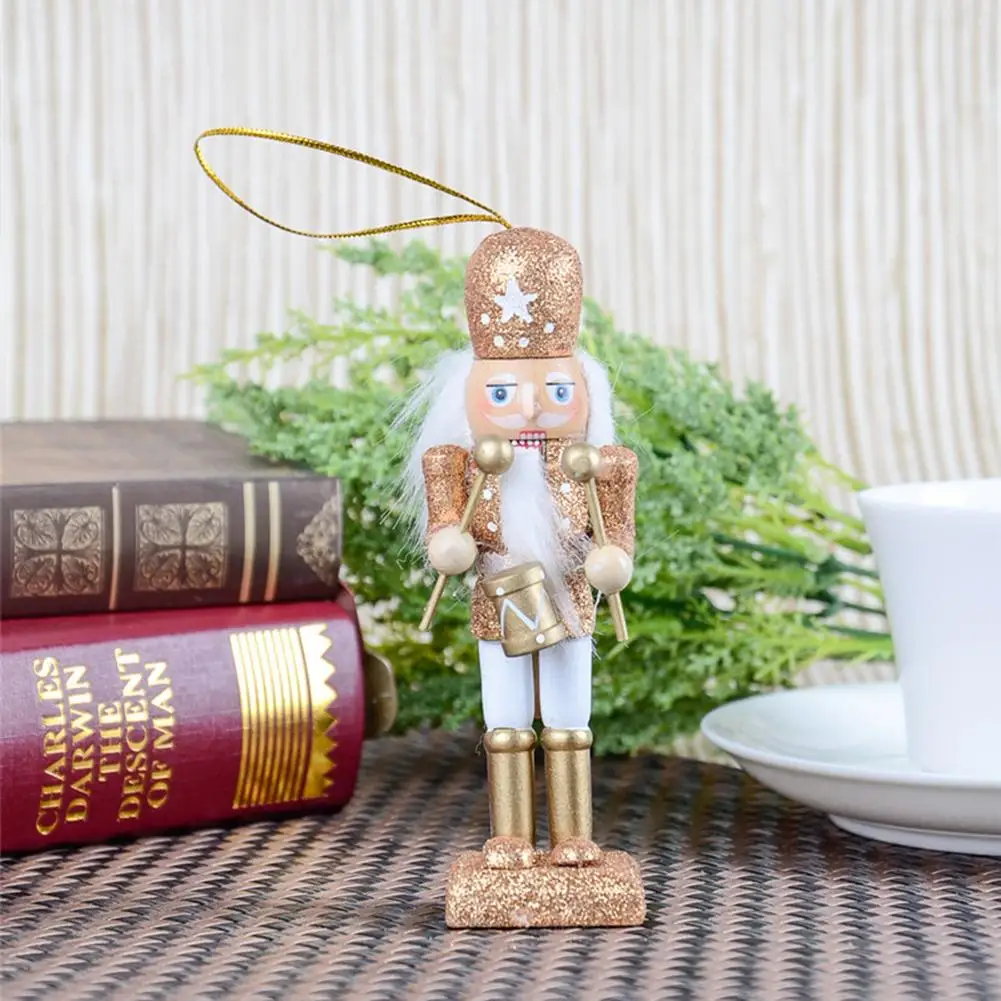 

5pcs/Set Wooden Nutcracker Dolls Toys Skillful Manufacture Superior Quality Kids Bedroom Christmas Xmas New Year Decor