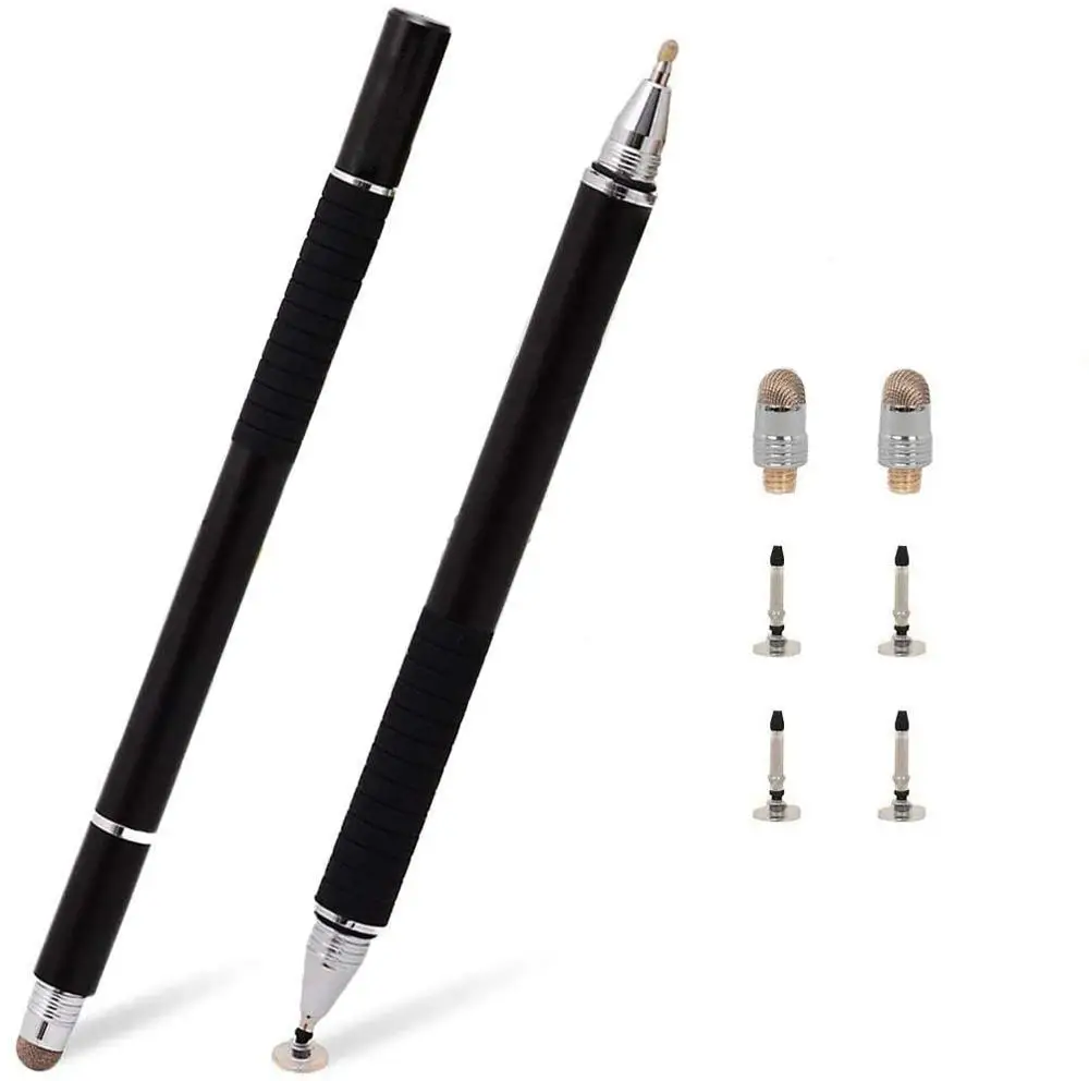 3 in 1 fiber stylus pen drawing tablet pens capacitive screen touch pen for mobile phone smart pen accessories ballpoint pen free global shipping