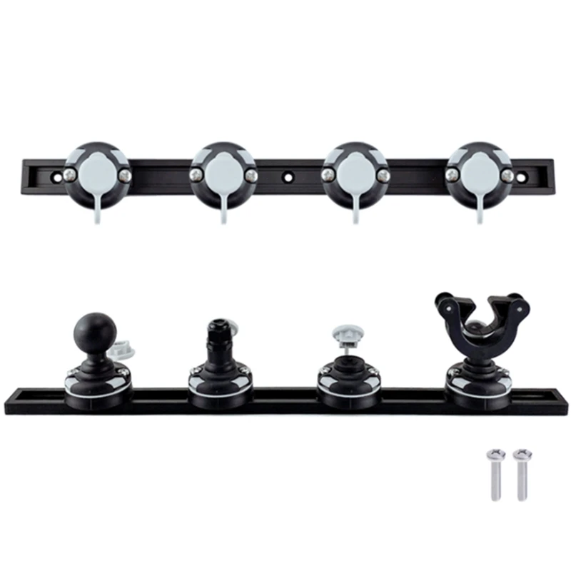 

8PCS Canoe Kayak Star Mount Base Inflatable Boat Sea Fishing Rod Holder Mount Base Tackle Fishing Kit Accessory