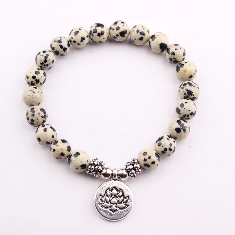 

New Arrival Design Natural Stone Bracelets Men`s Wrist Mala Beads Jewelry Bracelet