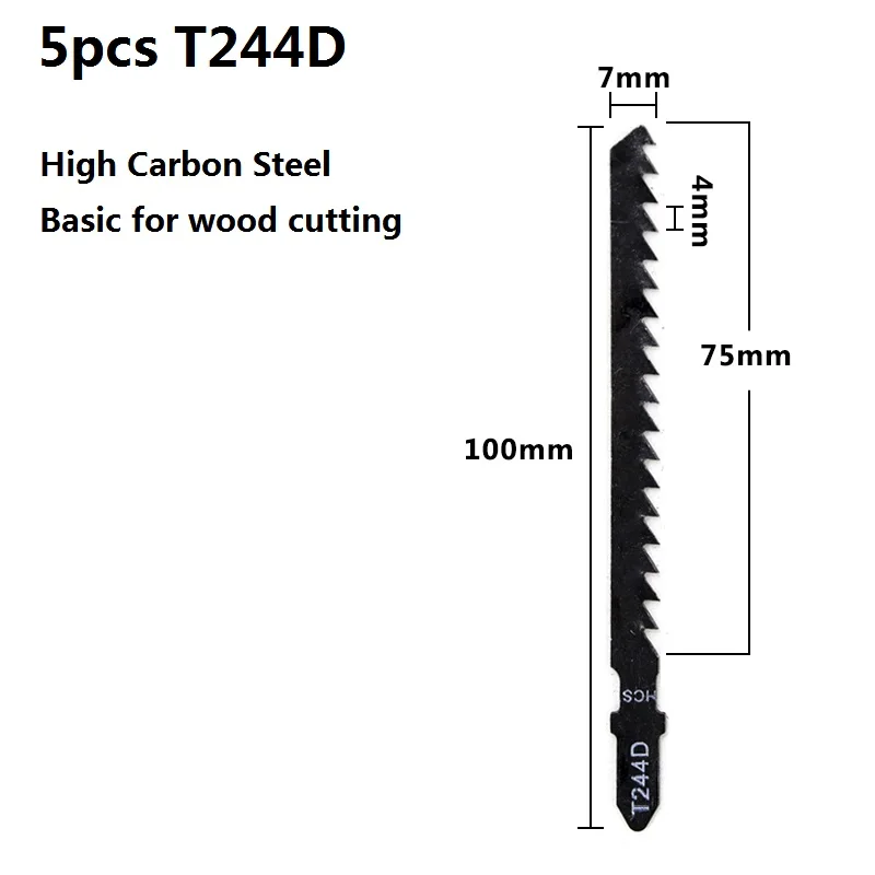 XCAN 5 шт. T111C T118A T127D T144D T244D T318A T344D лобзик из высокоуглеродистой стали для дерева/резки металла т хвостовик пилы