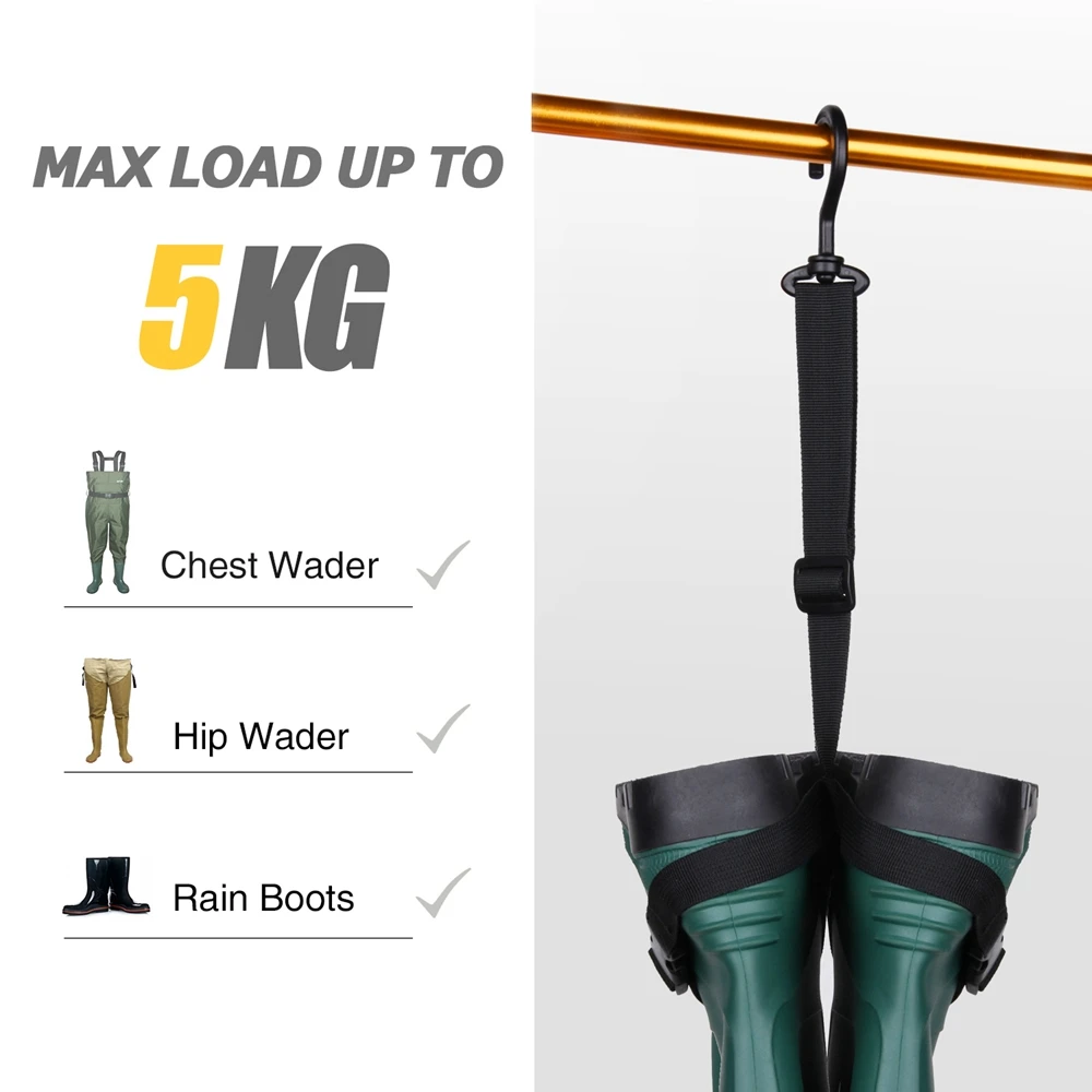 Goture Fishing Wader Hit вешалка для обуви регулируемый ремешок хранения сушки летучей