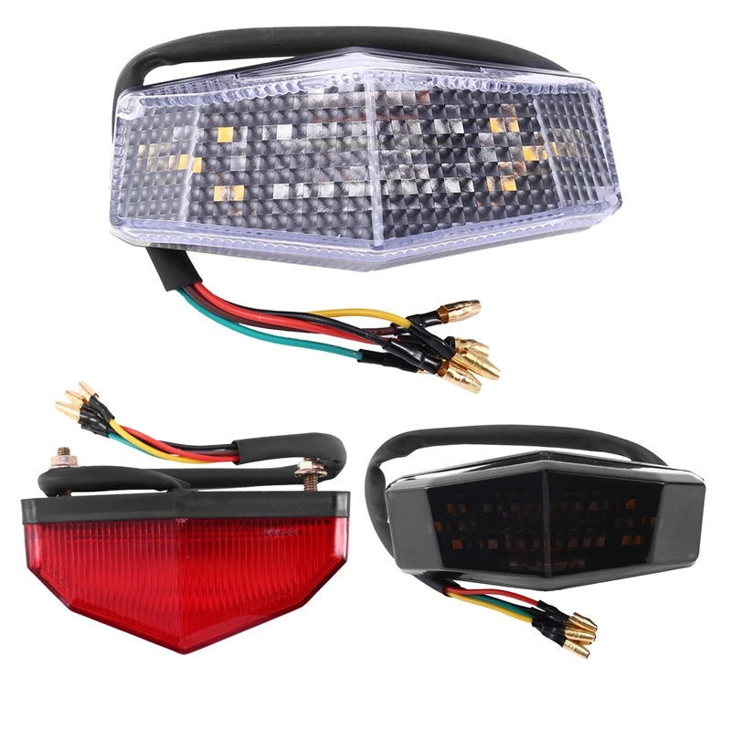 Универсальный светодиодный стоп сигнал для мотоцикла Honda Yamaha Kawasaki| |