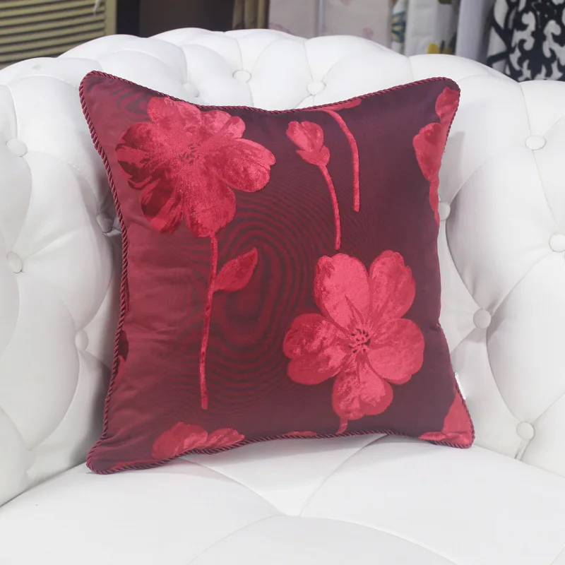 

Luxury European style velvet fabric pillowcase living room sofa cushion cover home decoration40x60cm50x50cm45x45cm60x60cm