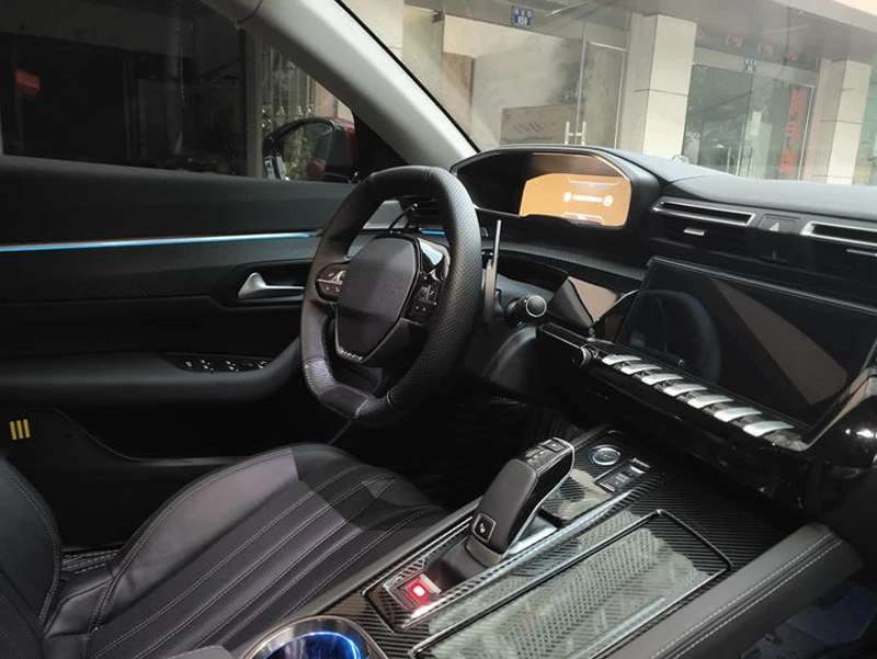 Для Peugeot 508 Allure SW GT 2019 2020 автомобильный Стайлинг интерьер алюминиевый сплав Руль
