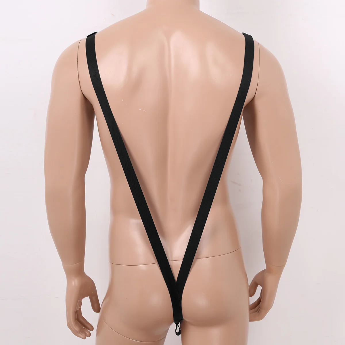Сексуальный мужской слитный купальник Манкини стринги на бретельках гей нижнее