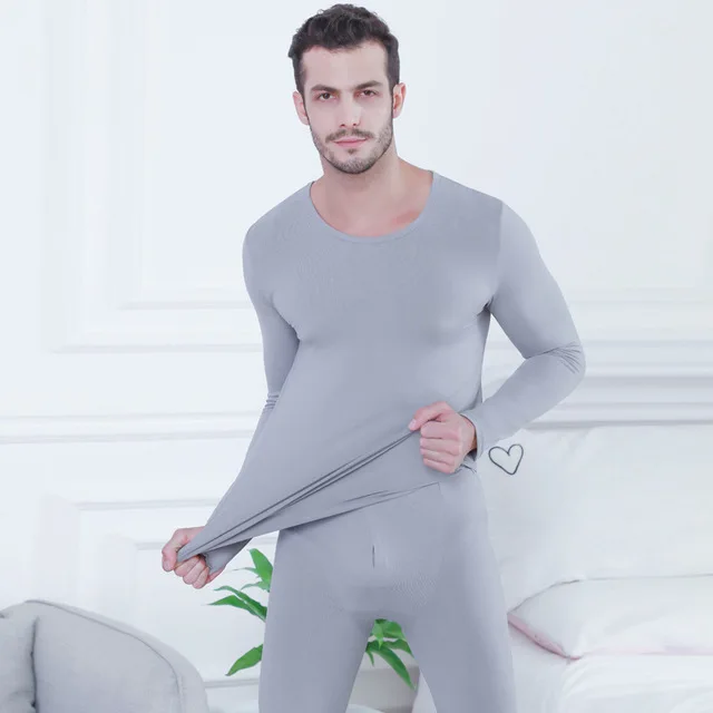 long johns men Ropa Interior Invierno Mujer кальсоны зимние женские термобелье мужской костюм большой размер Vete Мужские t пара теплая одежда - Цвет: long johns men