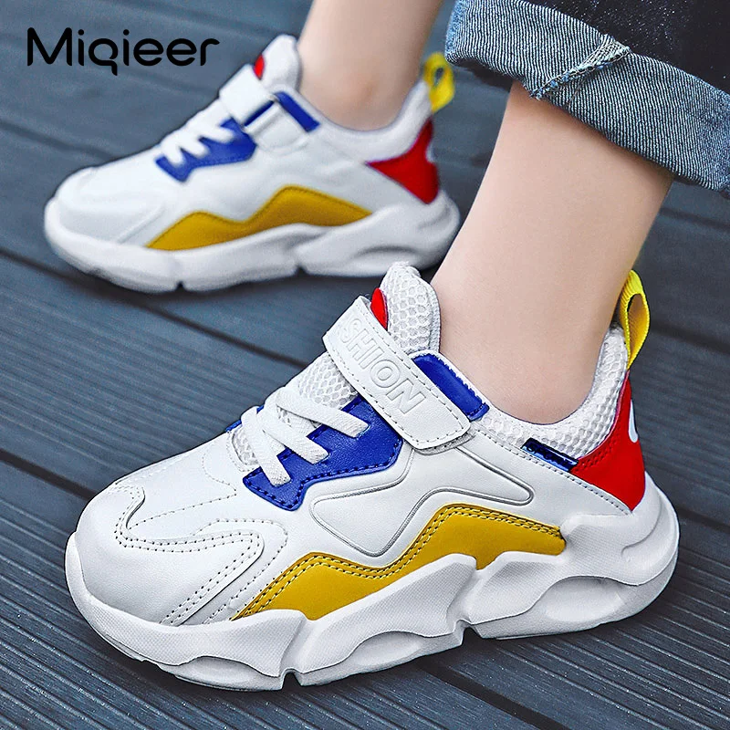 

Детские кроссовки для мальчиков и девочек, дышащая Удобная Нескользящая Спортивная повседневная обувь для ходьбы и бега, для подростков