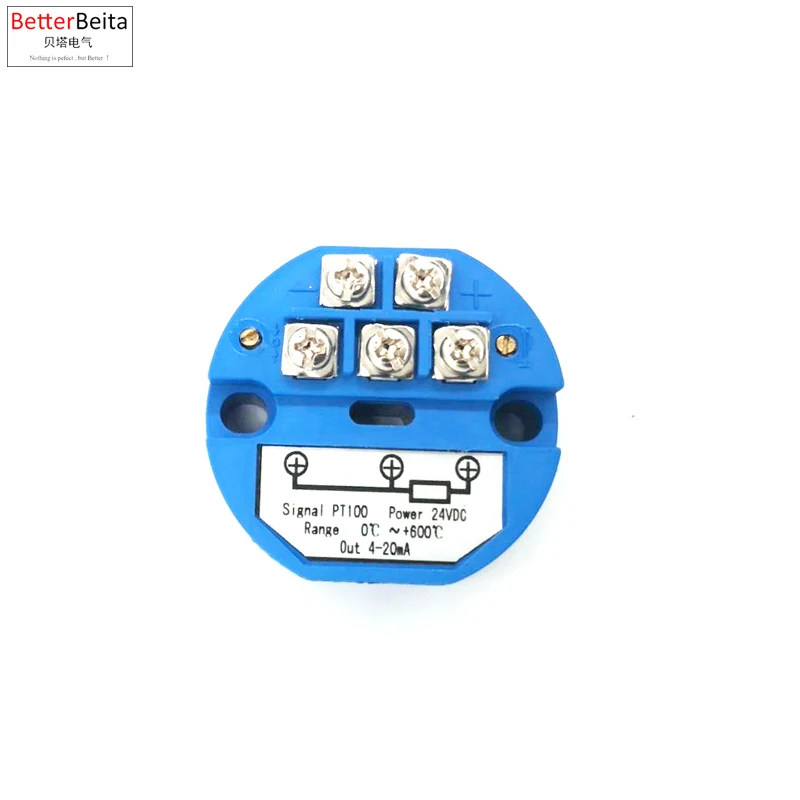 0-50ɼ 0-100ɼ 0-150ɼ 0-200ɼ 0-250ɼ 0-300ɼ 0-400ɼ-50~+50ɼ PT100 Temperature transmitter 4-20mA Transmit output