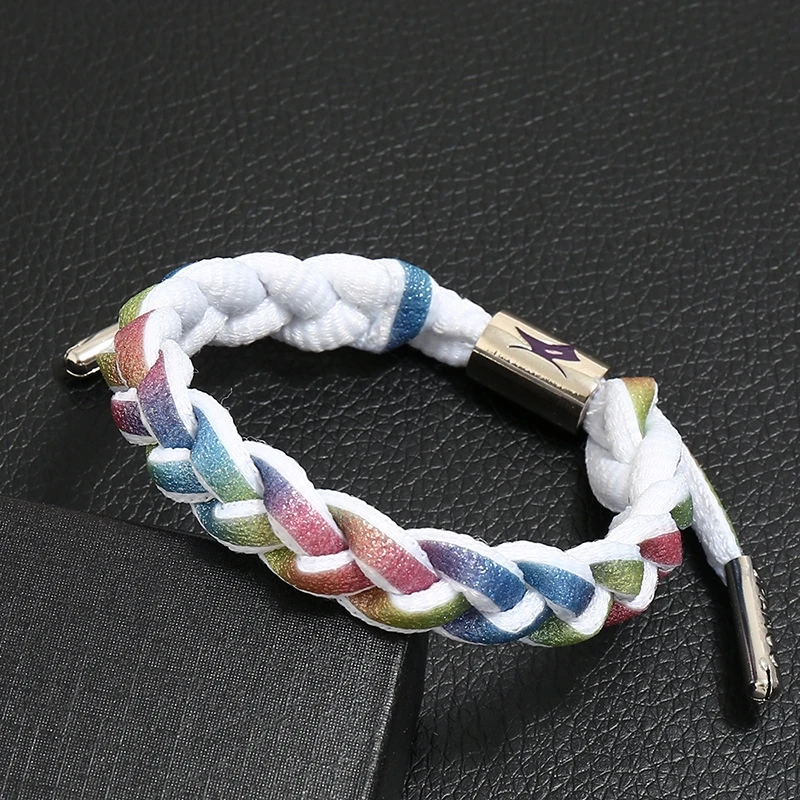 2019 New Starry Little Lion Bracelet Student Couple Woven Jewelry Laser Magic Color Lace Bracelets for Men Women Fashion | Украшения и