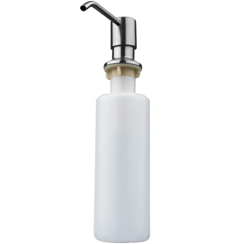 

Stainless Steel Pump Liquid Soap Dispenser Kitchen Sink Hand Soap/Detergent Dispenser ABS Plastic Bottle Kitchen Accessories