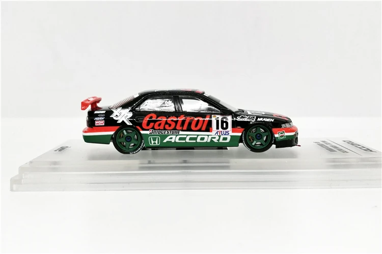 1: 64 INNO64 HONDA ACCORD#16 MUGEN CASTROL JTCC 1996 гоночный литой под давлением модель автомобиля