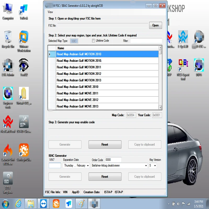 Диагностическое и программирующее программное обеспечение V2021.01 последняя