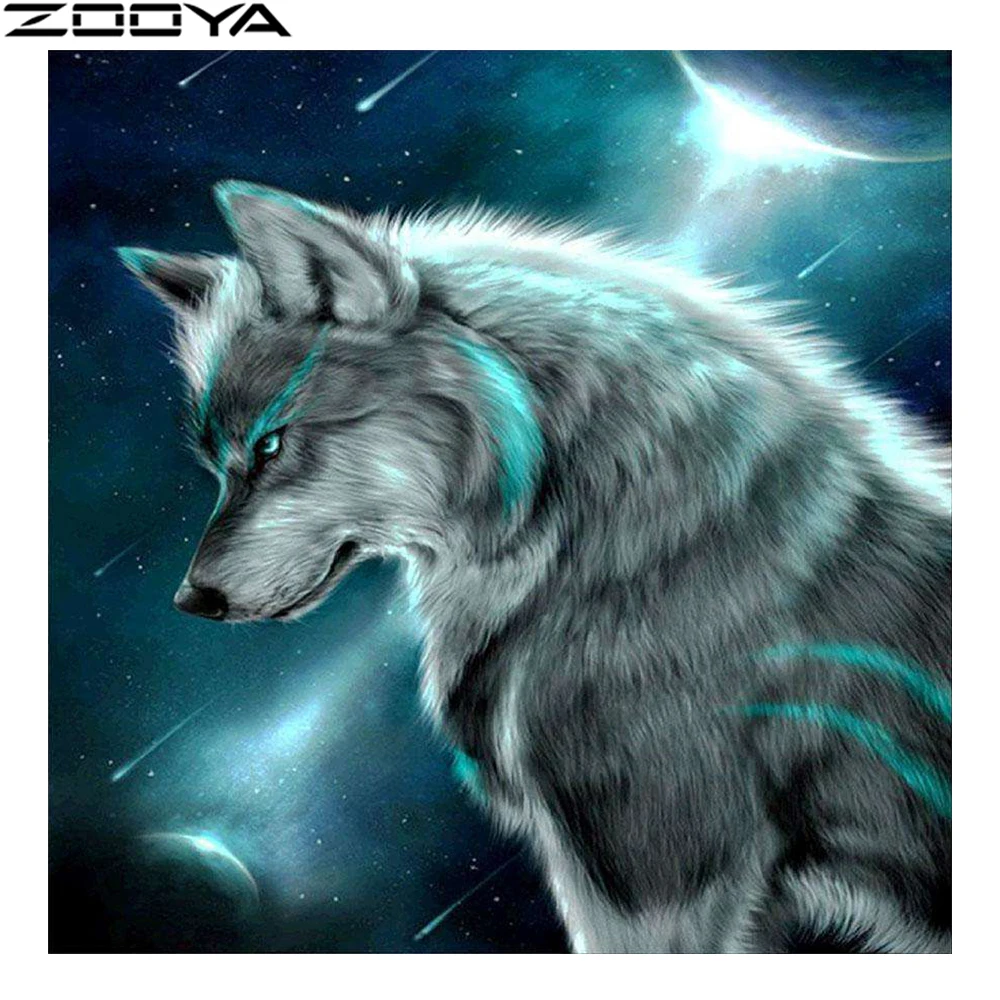 ZH029-2 Zooya 5D алмазная живопись полная дрель квадратная/круглая 5D алмазная вышивка с животными полный набор Алмазная мозаика картина Стразы Zh029 - Цвет: ZH029-2