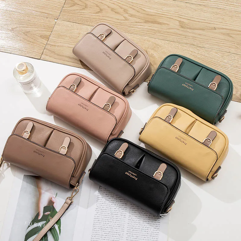 

New Casual Women PU Leather Handbags High Quality Women Messenger Bags Female Small Shoulder Bags Sac A Mai